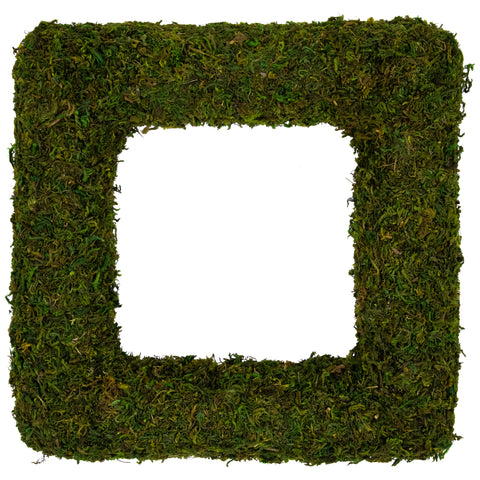 Artificial Reindeer Moss Square Spring Wreath - 13"