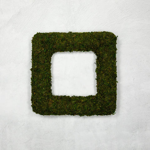Artificial Reindeer Moss Square Spring Wreath - 13"
