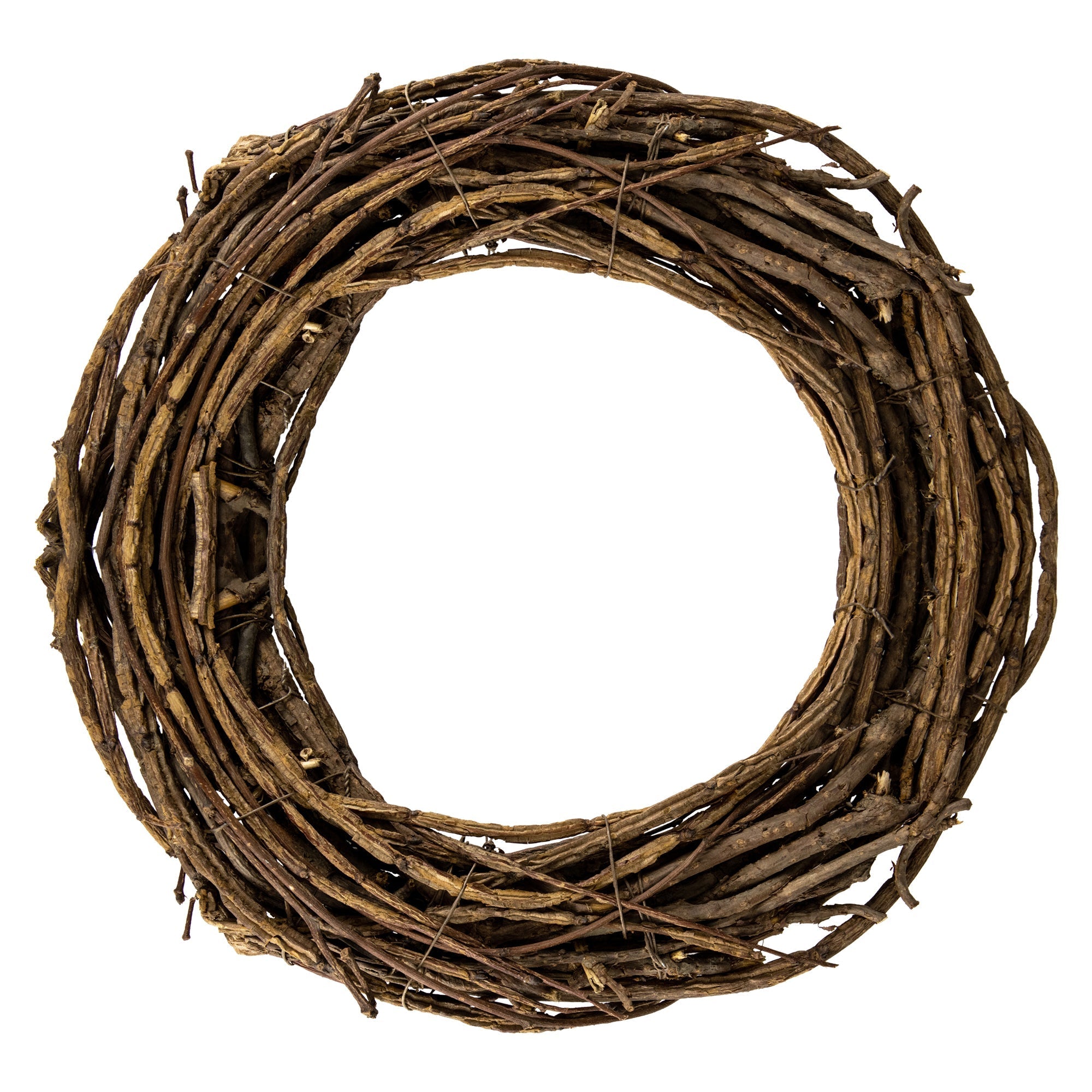  NorthLight Natural Grapevine & Twig Faux Wreath, 12