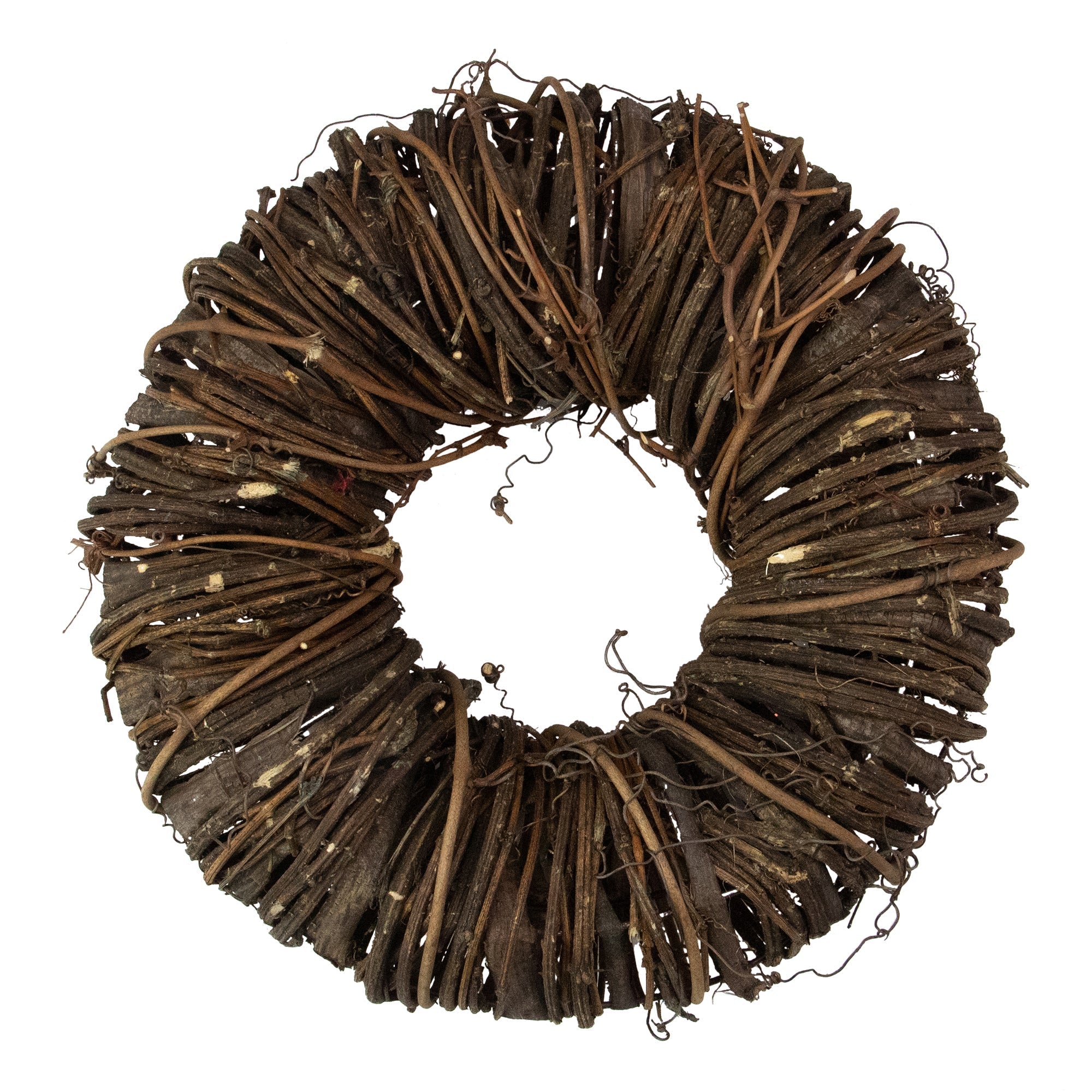  Twig & Tree Bark Faux Spring Wreath, 12