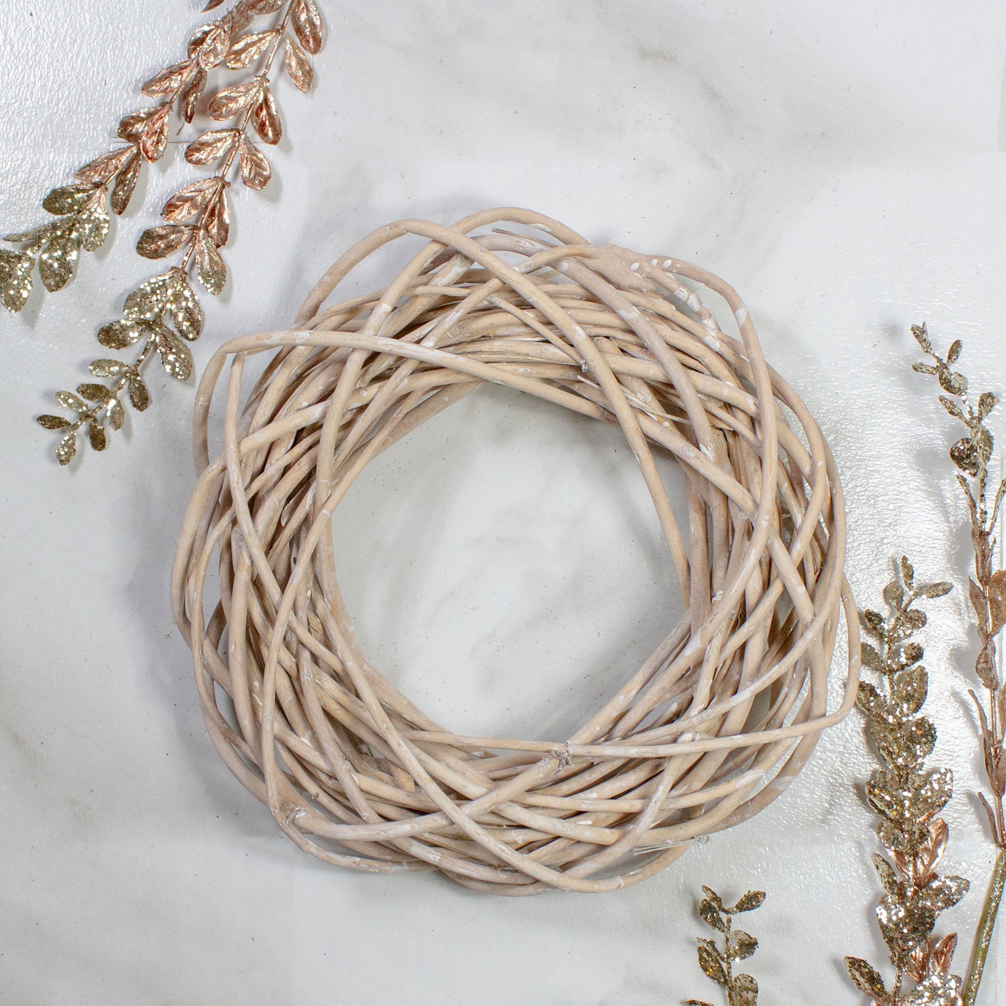  Natural Weeping Willow Spring Twig Wreath 12