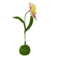 Green, Yellow & Fuchsia Floral Tabletop DÃ©cor, 19"