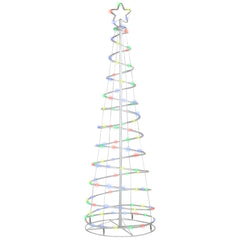 6' LED Color Changing Multiple Function Outdoor Spiral Christmas Tree