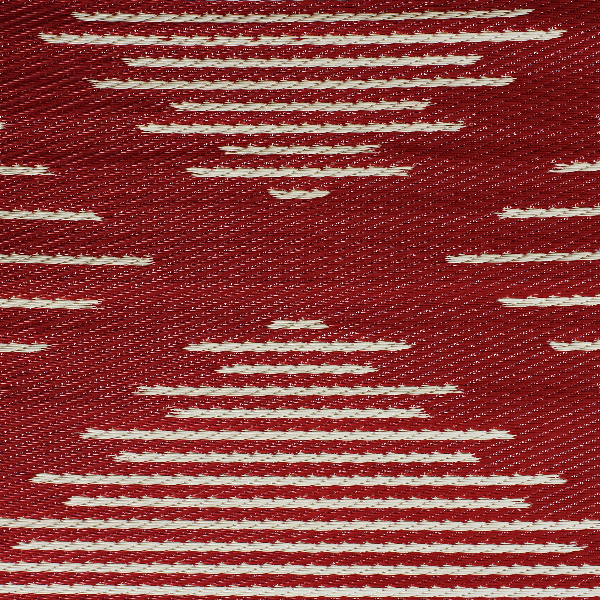  Northlight 4' X 6' Red and Beige Tribal Pattern Rectangular Outdoor Area Rug - Tribal - Bonton