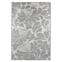 Floral Design Rectangular Outdoor Area Rug