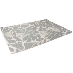 Floral Design Rectangular Outdoor Area Rug