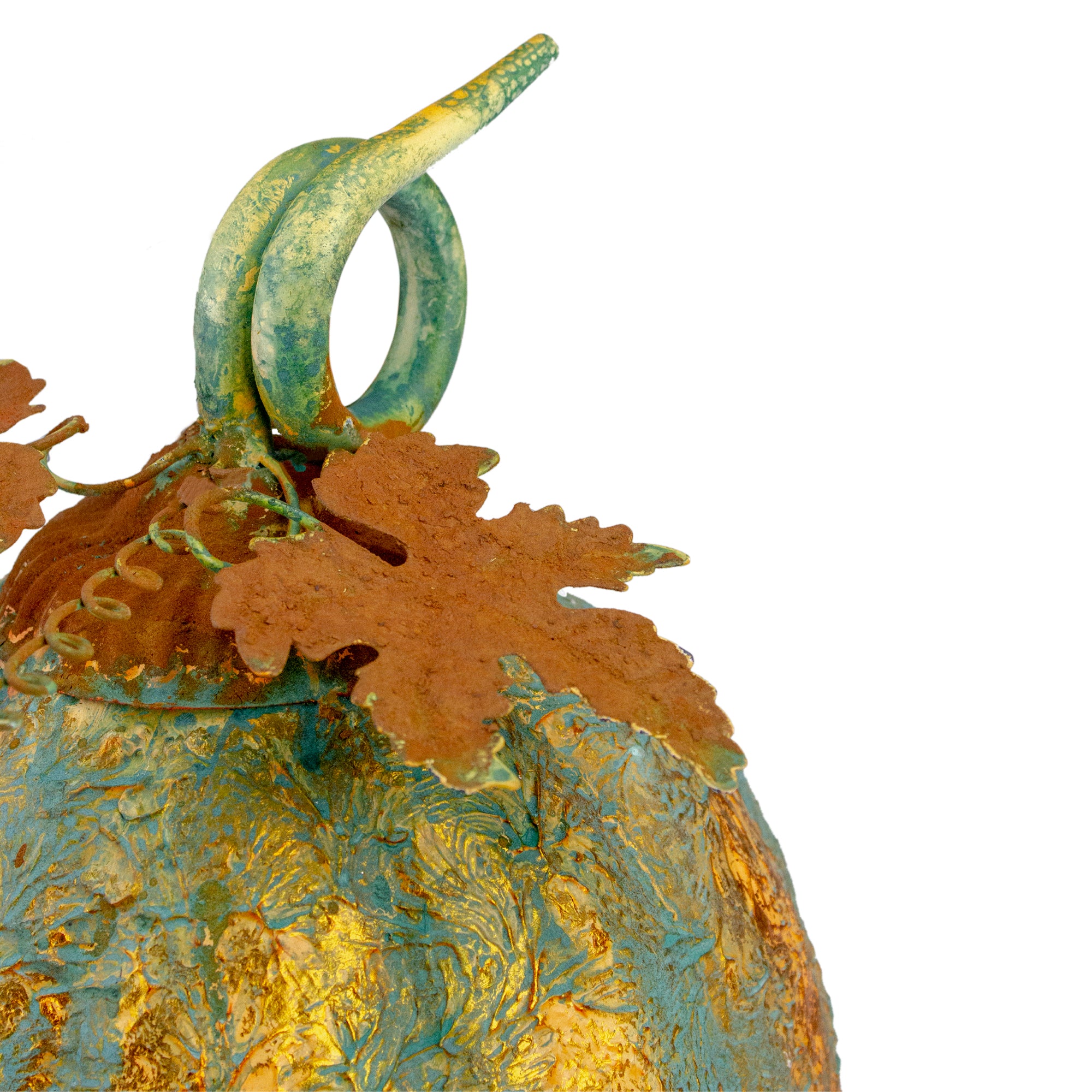 Northlight Autumn Harvest Pumpkin Metal Decoration - 13