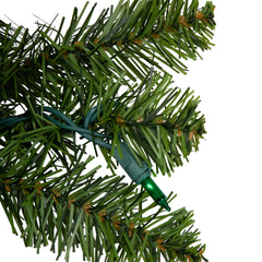 Pre-Lit Canadian Pine Artificial Christmas Wreath - 36" - Multi Lights