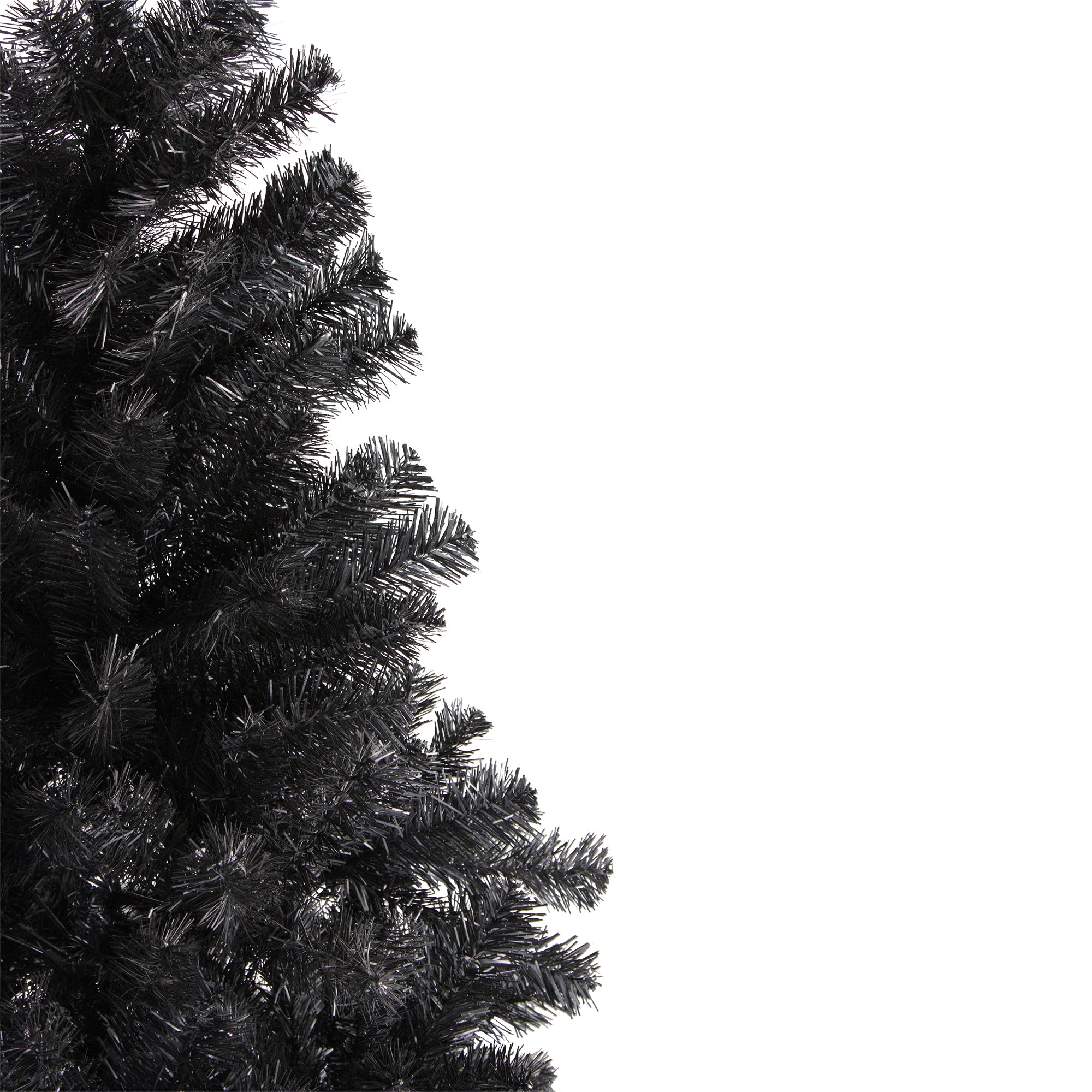 Northlight Full Colorado Spruce Artificial Halloween Tree - 6' - Black - Unlit - Default Title - Bonton