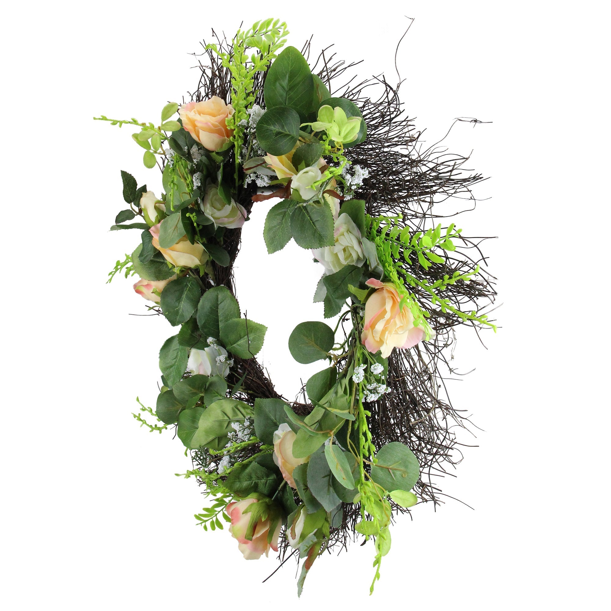  Rose & Foliage Spring Wreath 24