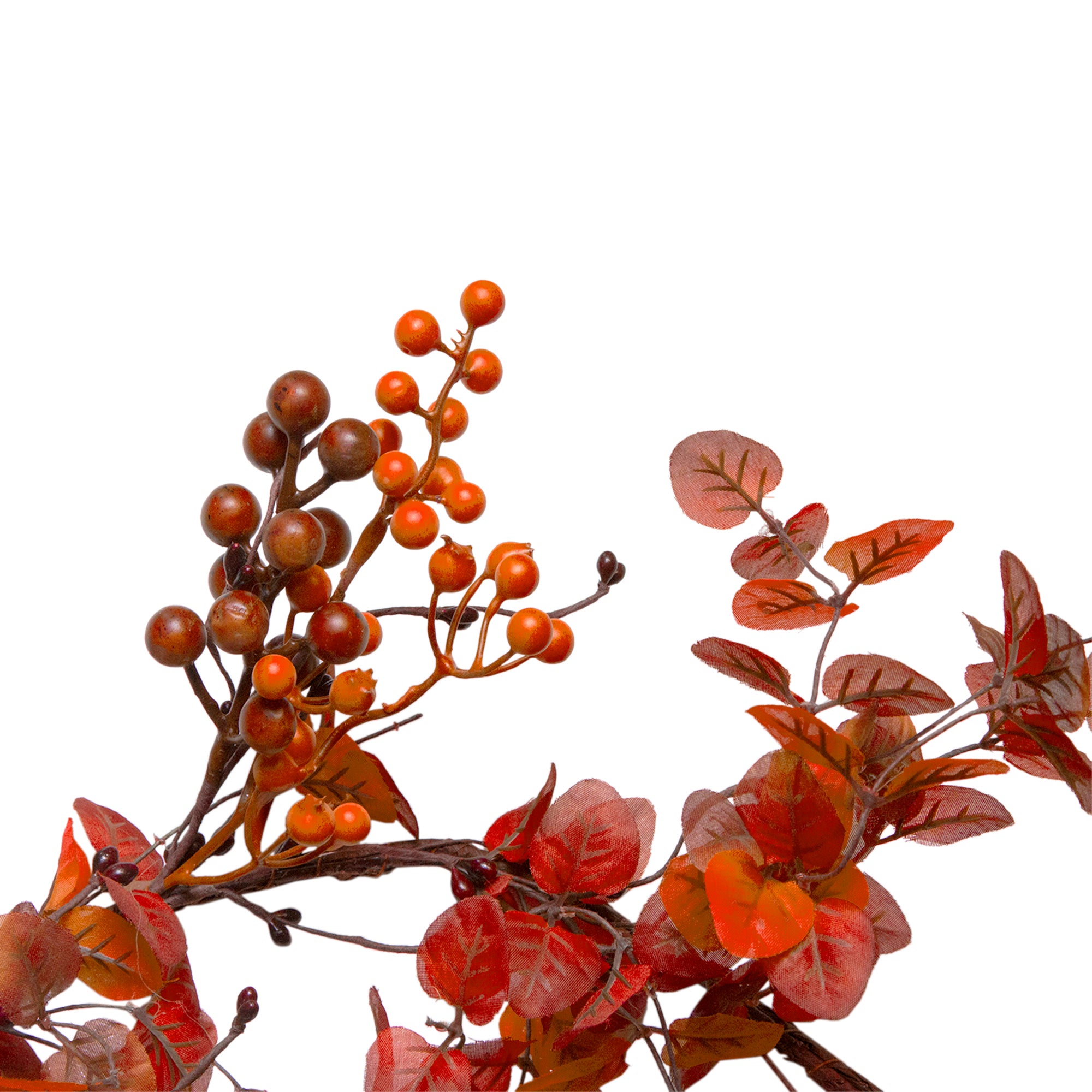  Northlight 5' Berry and Leaves Fall Harvest Artificial Garland - Unlit - Default Title - Bonton