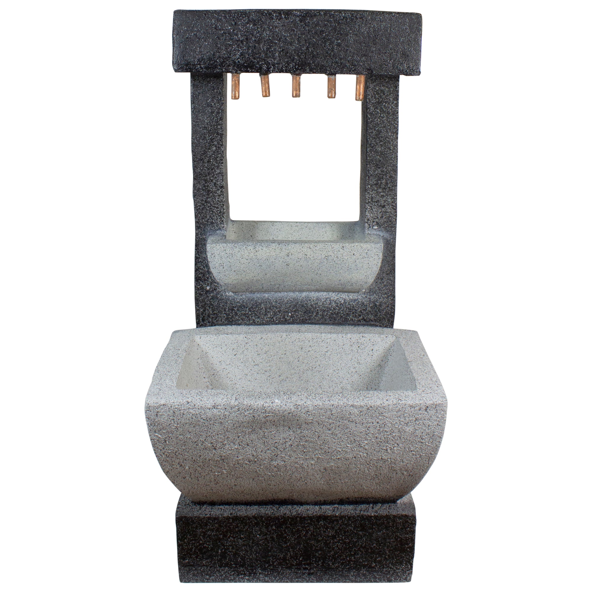  Northlight LED Lighted Rainfall Outdoor Water Fountain With Planter - 26