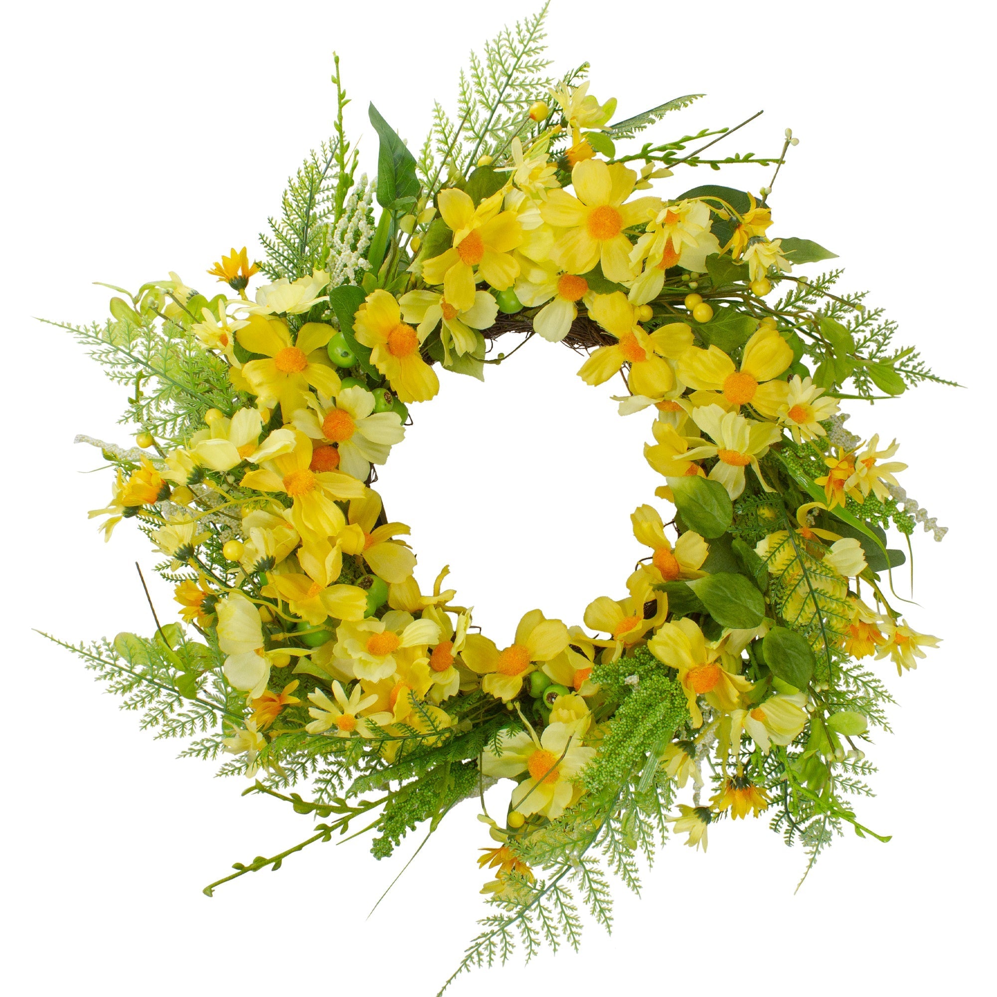  Daisy & Berry Floral Spring Wreath 23