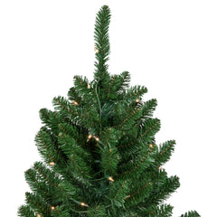 15' Pre-Lit Genoa Fraser Fir Slim Artificial Christmas Tree - Clear Lights