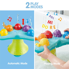 Hape Music Fountain Whale Bath Toy with 2 Play Modes