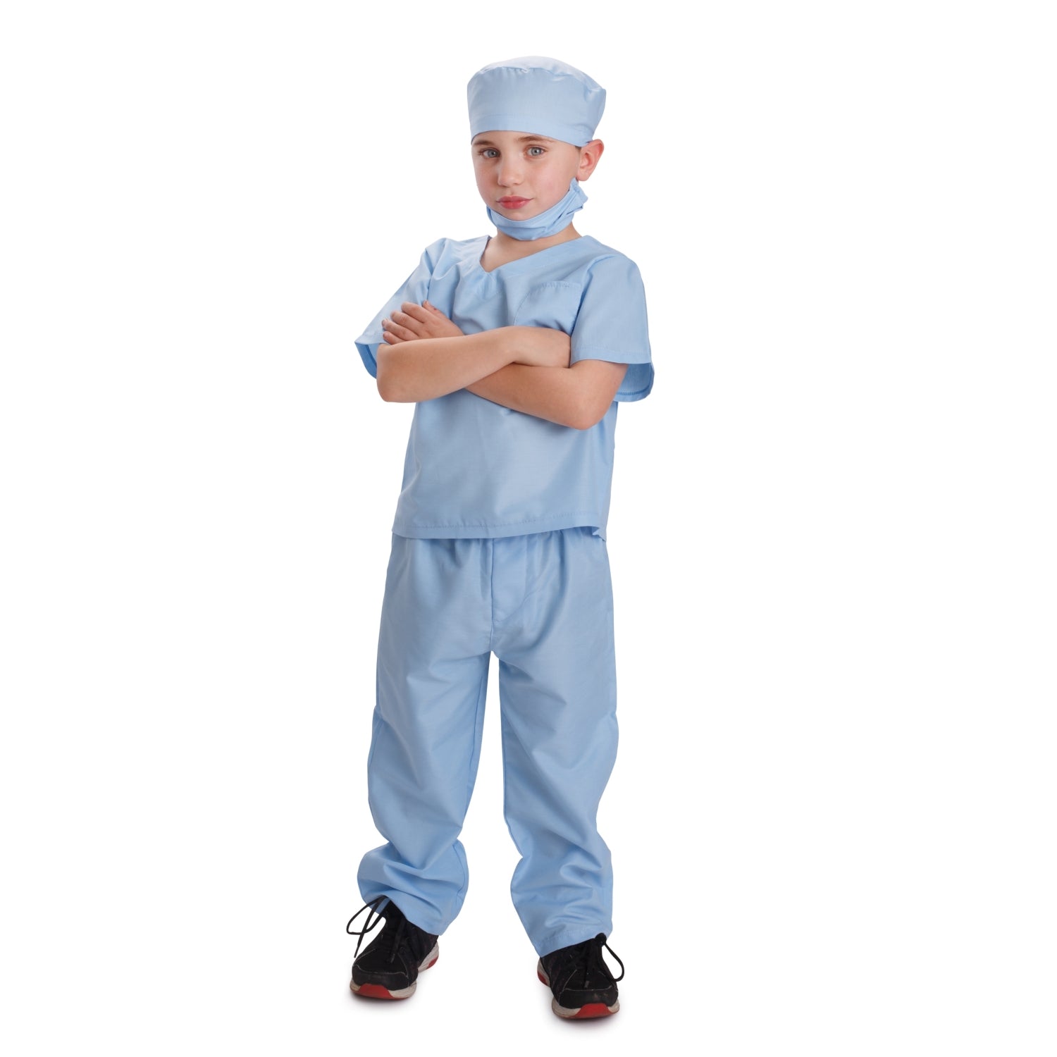  Dress Up America Nurse Costume Blue - Kids by Dress Up America - Large (12-14) - Bonton