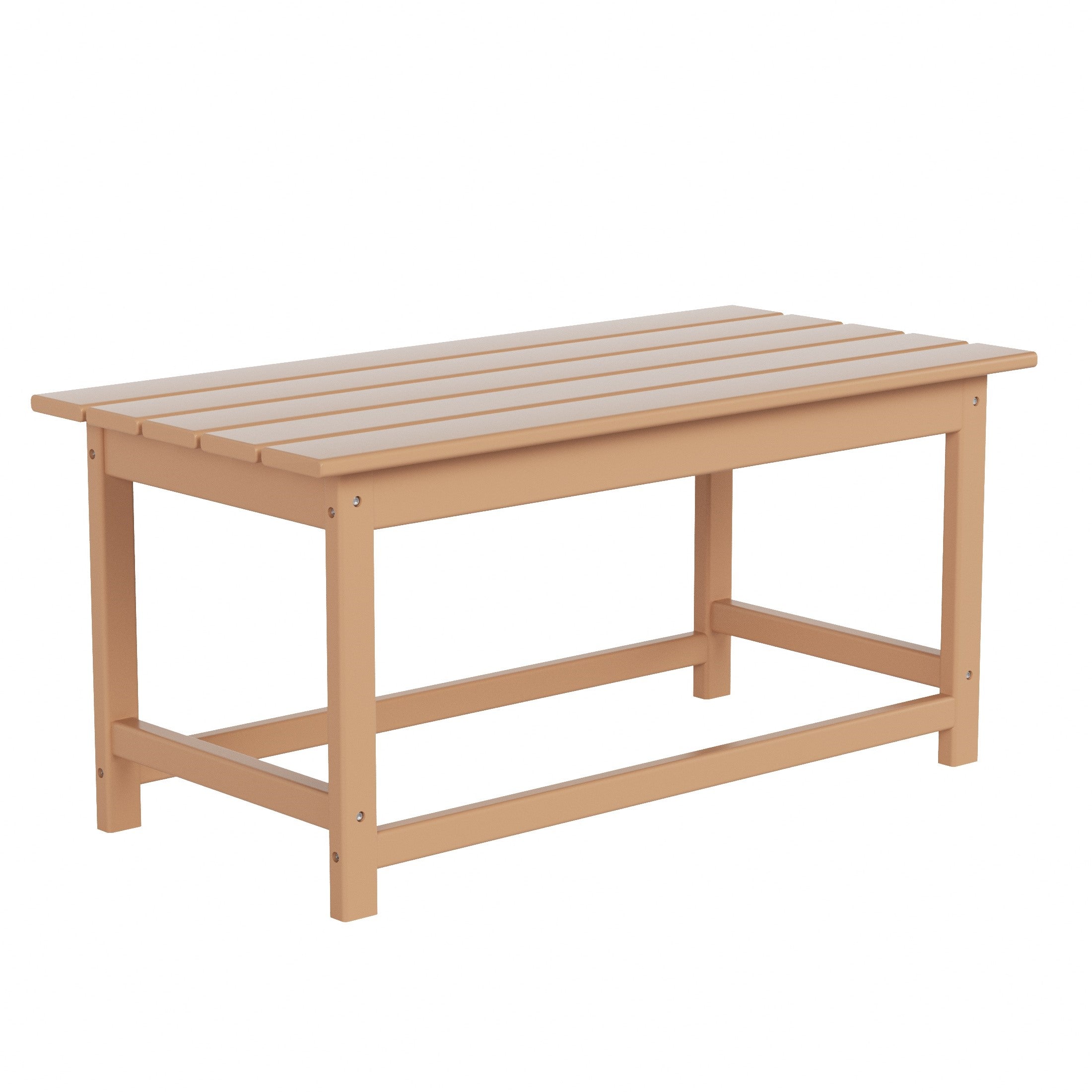  Westin Furniture Outdoor Patio Classic Adirondack Coffee Table - Orange - Bonton