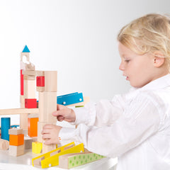 Roba Wooden Marble Run Set,100 pieces