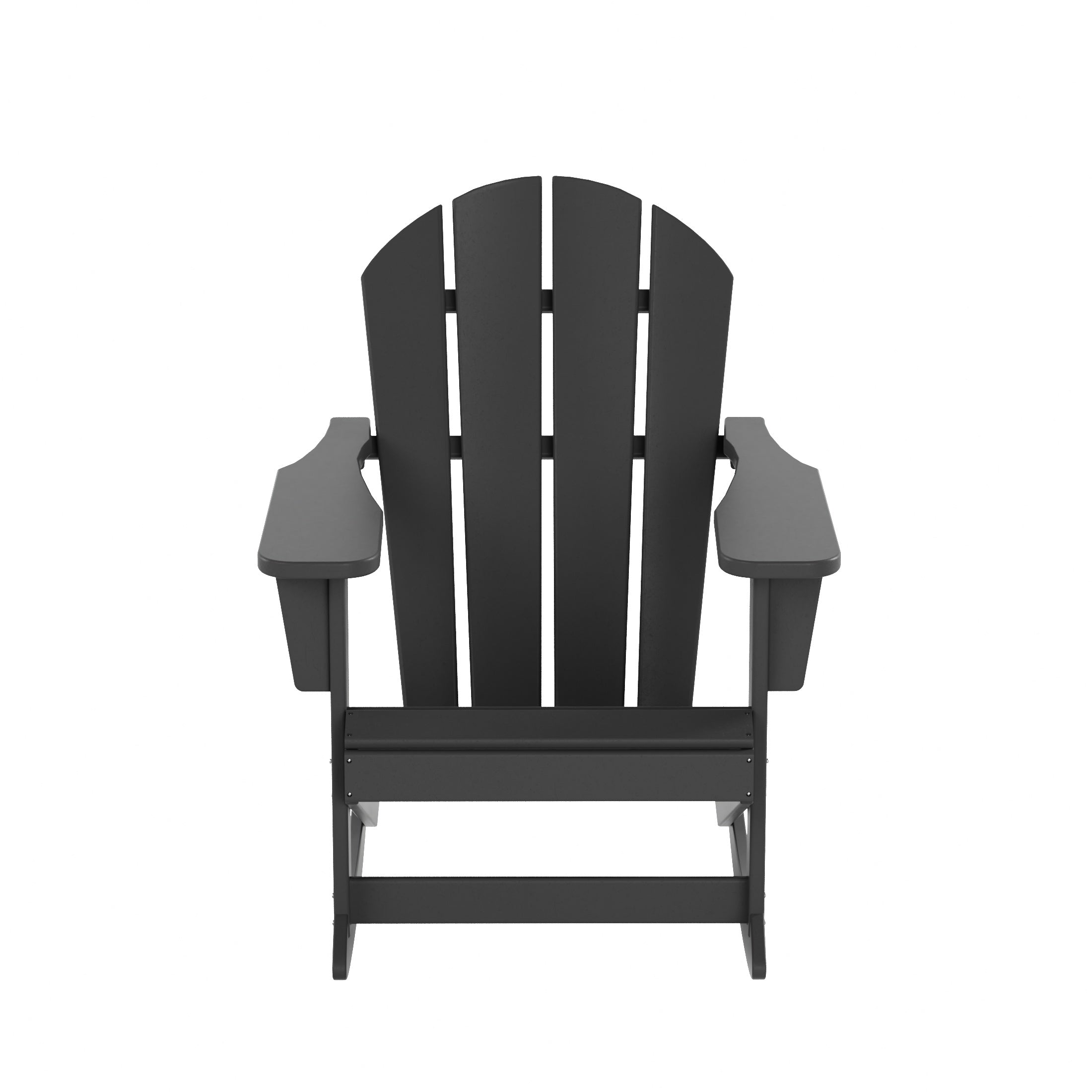  Westin Furniture Classic Porch Outdoor Patio Rocking Adirondack Chair - Red - Bonton