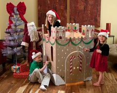 Easy Playhouse Cardboard Castle- Decorate & Personalize