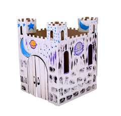 Easy Playhouse Cardboard Castle- Decorate & Personalize