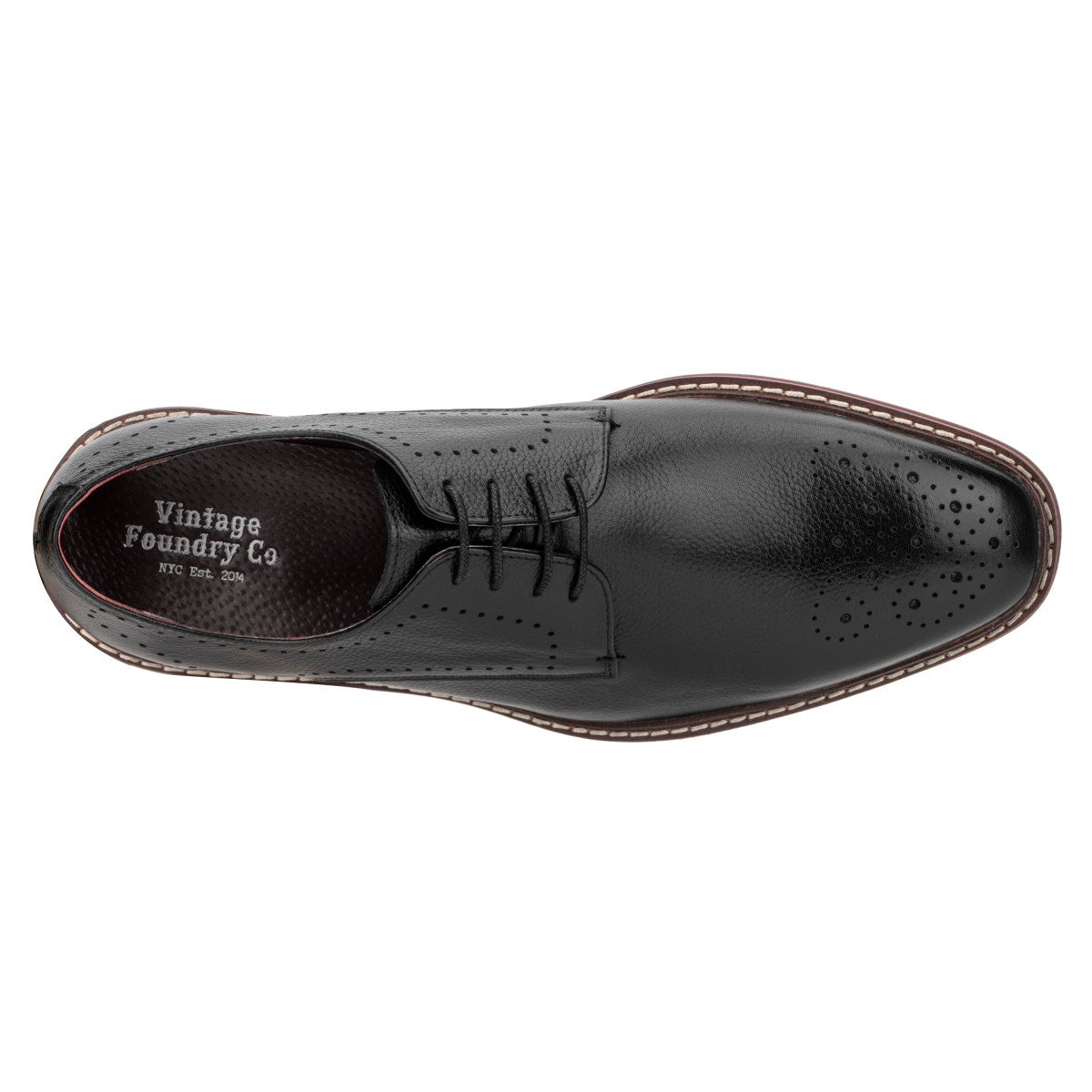  Vintage Foundry Co. Men's Smith Oxford - Brown - Bonton