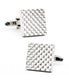  Cufflinks Apex Square Cufflinks - Silver - Bonton