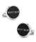 Best Dad Black Stainless Steel Cufflinks