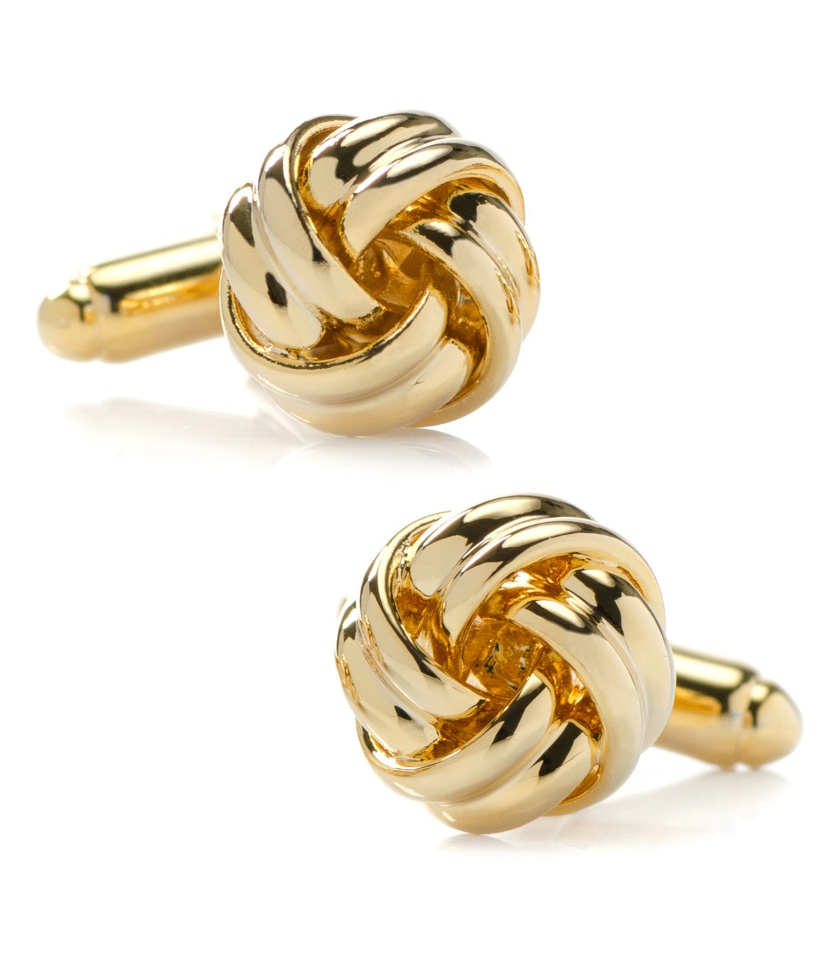  Cufflinks Gold Knot Cufflinks - Gold - Bonton