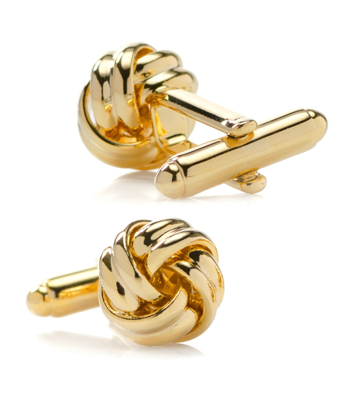  Cufflinks Gold Knot Cufflinks - Gold - Bonton