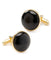 Gold and Onyx Cufflinks