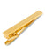 Gold Pinstripe Tie Clip