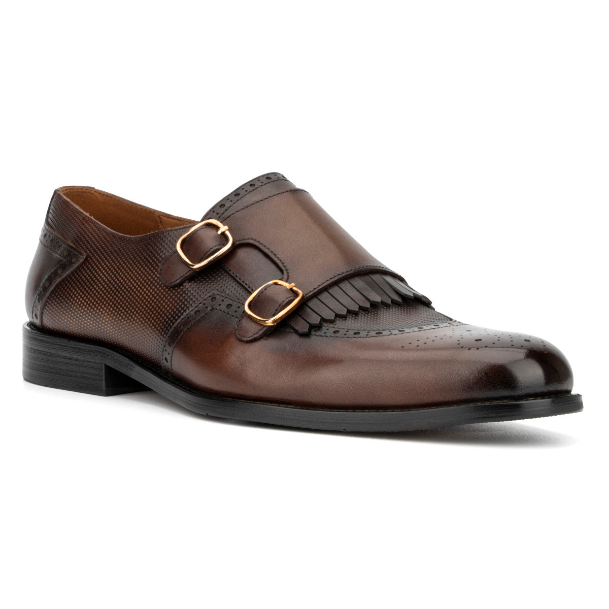  Vintage Foundry Co. Bolton Men's Monk Shoe - Black - Bonton