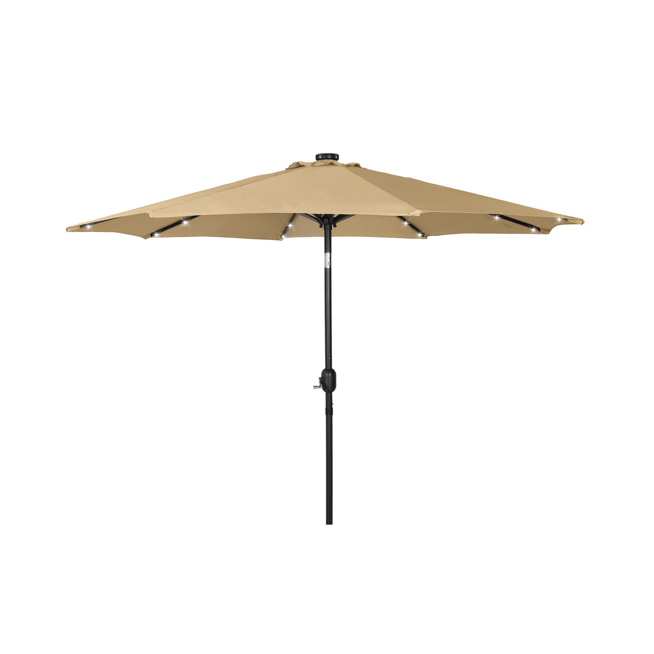  Westin Furniture 9 ft Outdoor Patio Solar LED Market Table Umbrella - Turquoise - Bonton