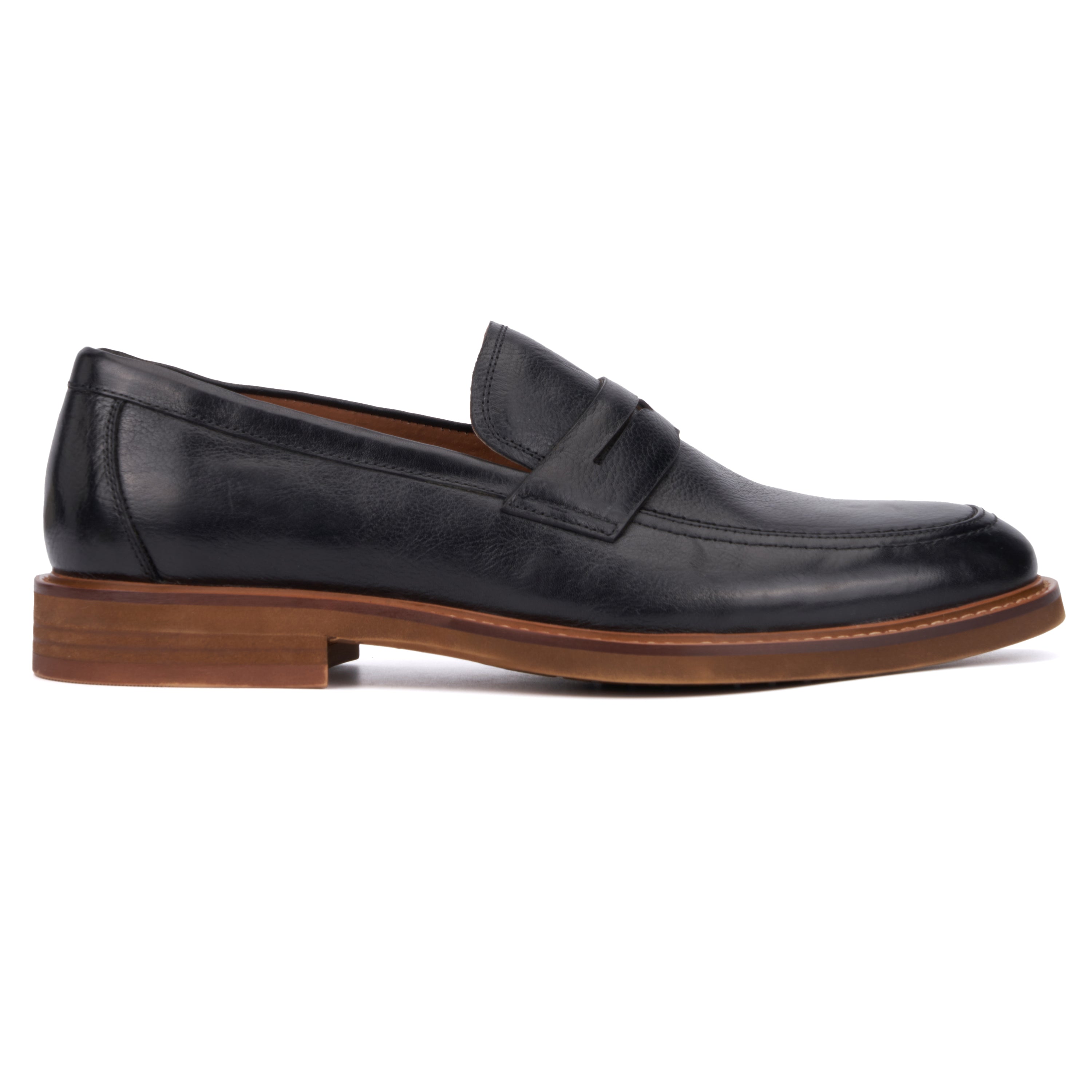  Vintage Foundry Co. Men's Bradford Loafer Dress Shoe - BLACK - Bonton