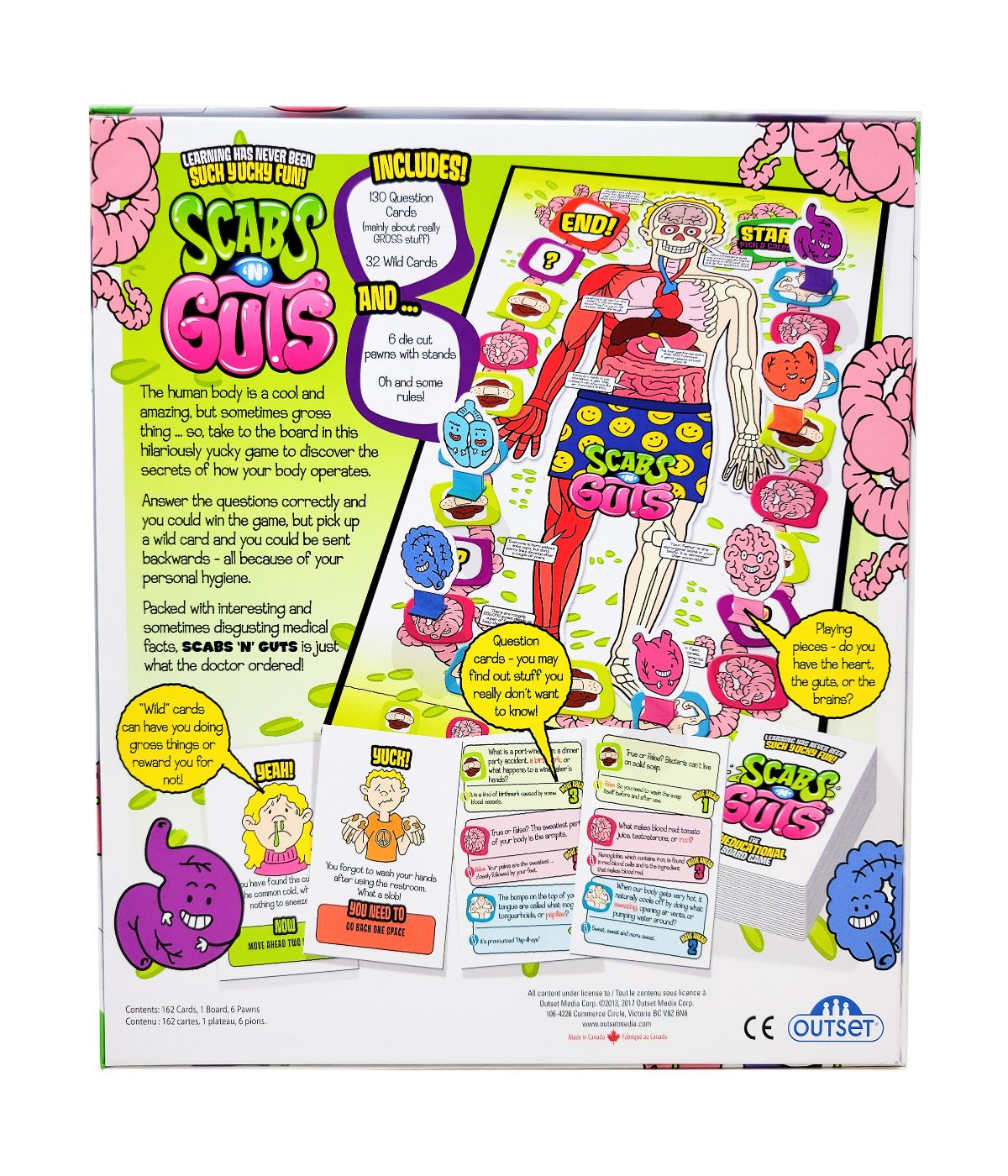  Scabs 'N' Guts - The Meducational Board Game Multi - Multi - Bonton