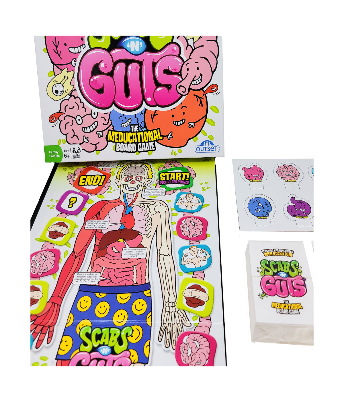  Scabs 'N' Guts - The Meducational Board Game Multi - Multi - Bonton