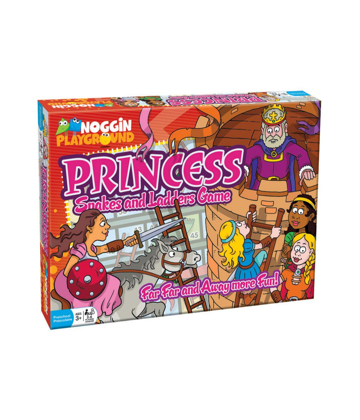  Princess Snakes and Ladders Game Multi - Multi - Bonton