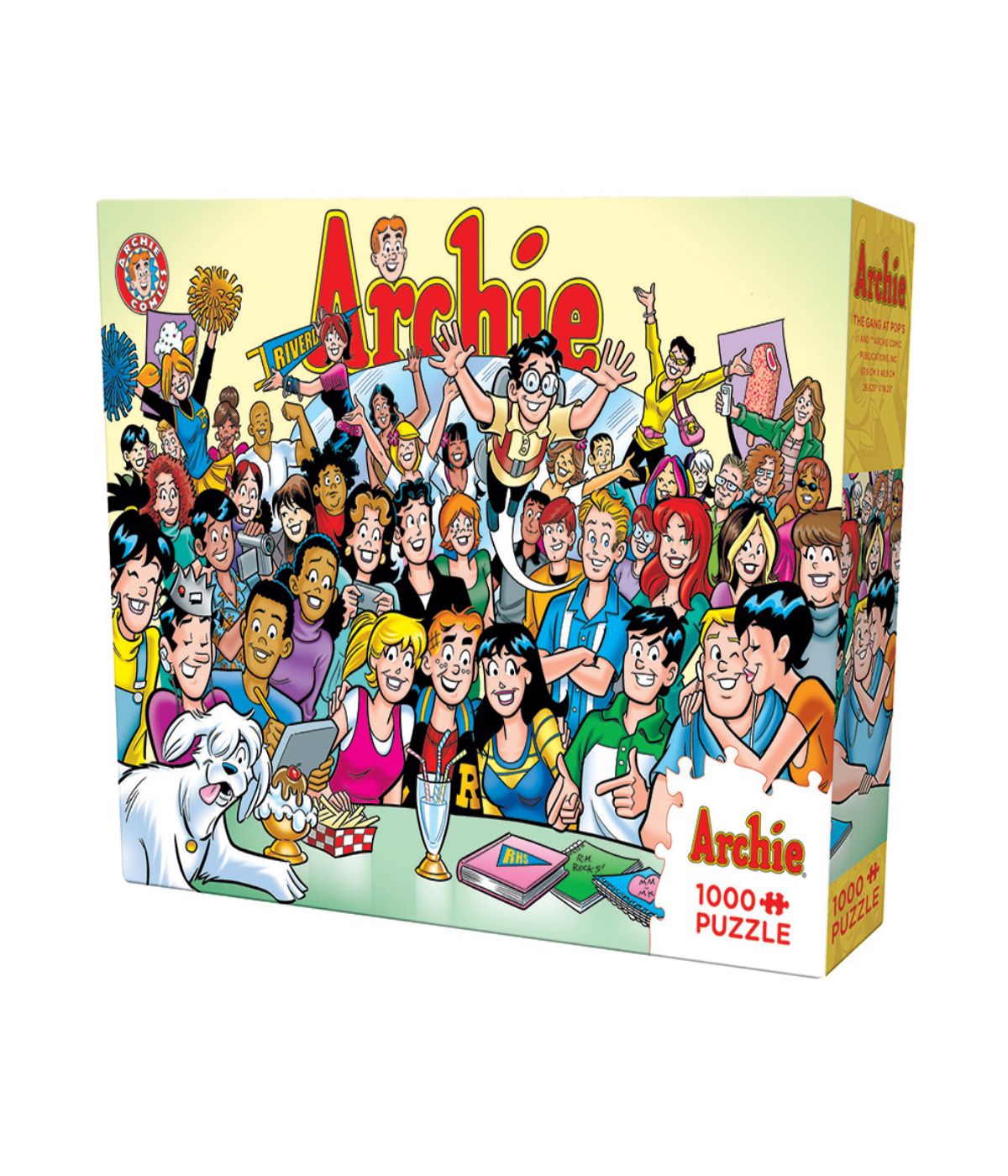  Archie Comics - The Gang at Pop's Puzzle: 1000 Pcs Multi - Multi - Bonton