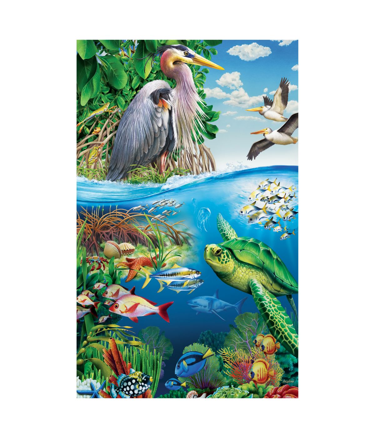  Family Pieces Puzzle - Earth Day: 350 Pcs Multi - Multi - Bonton