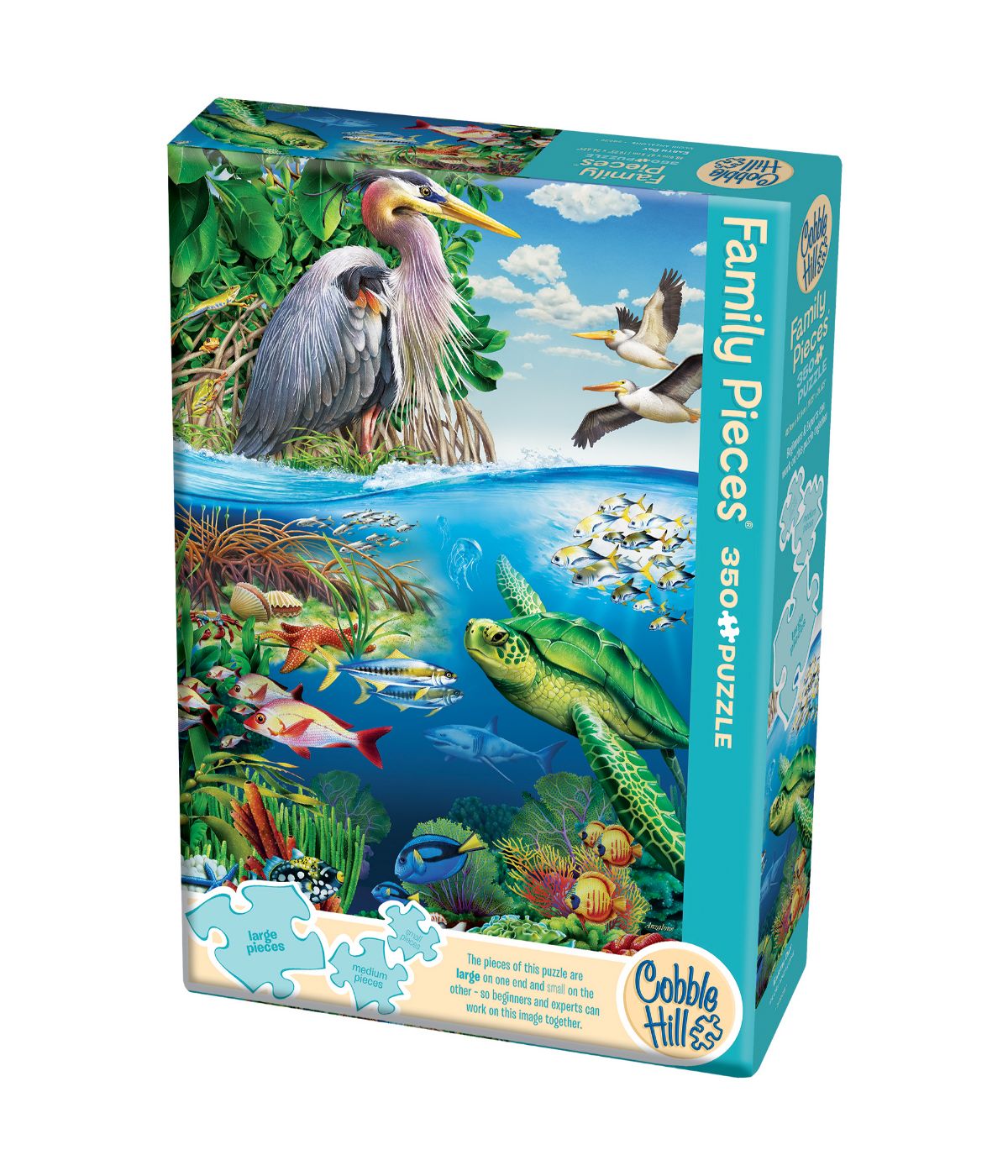  Family Pieces Puzzle - Earth Day: 350 Pcs Multi - Multi - Bonton