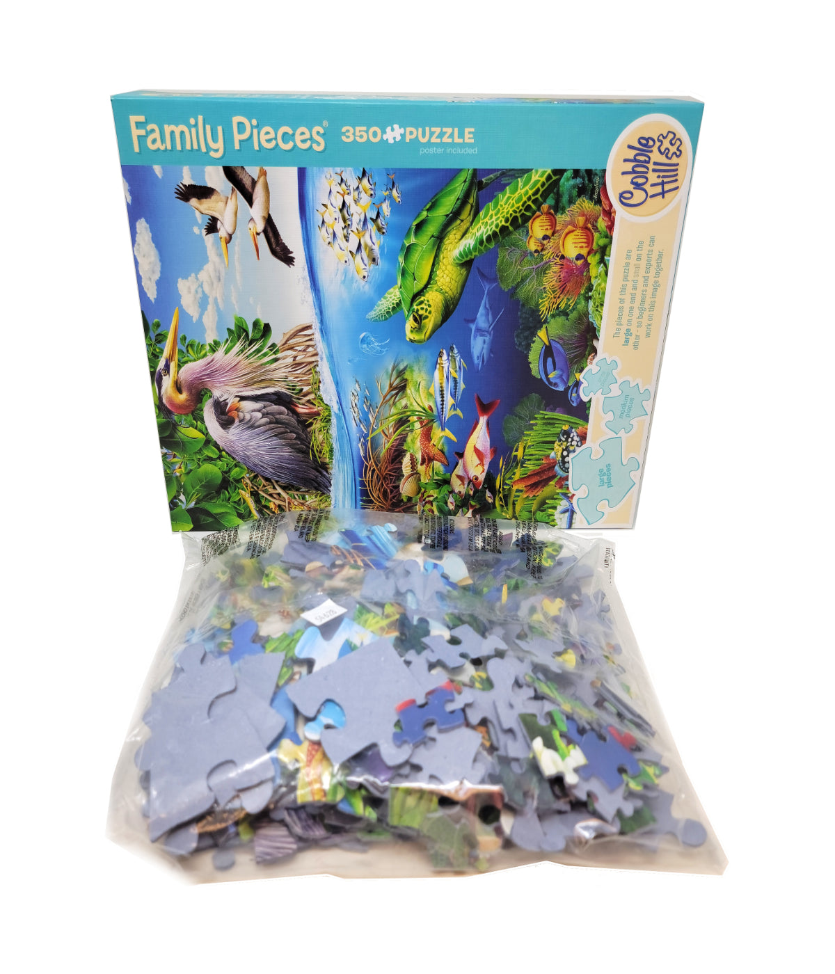  Family Pieces Puzzle - Earth Day: 350 Pcs Multi - Multi - Bonton