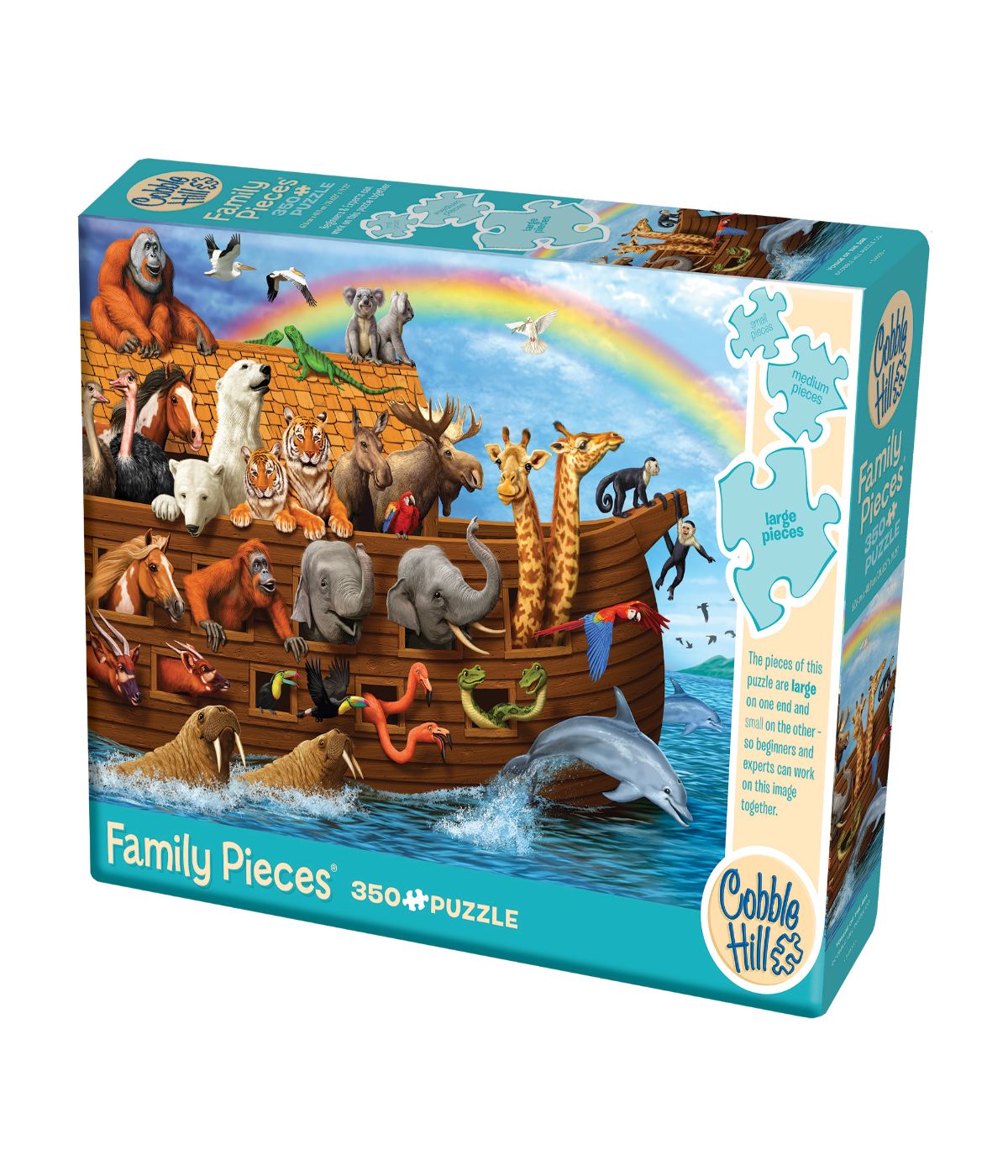  Family Pieces Puzzle - Voyage of the Ark: 350 Pcs Multi - Multi - Bonton