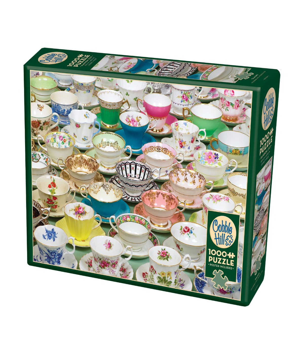  Teacups Puzzle: 1000 Pcs Multi - Multi - Bonton