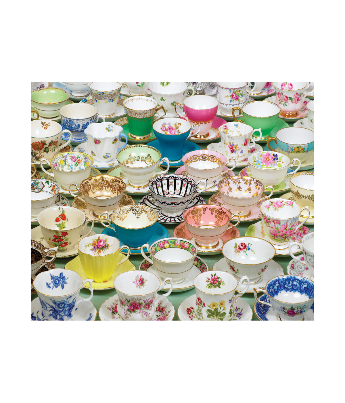  Teacups Puzzle: 1000 Pcs Multi - Multi - Bonton