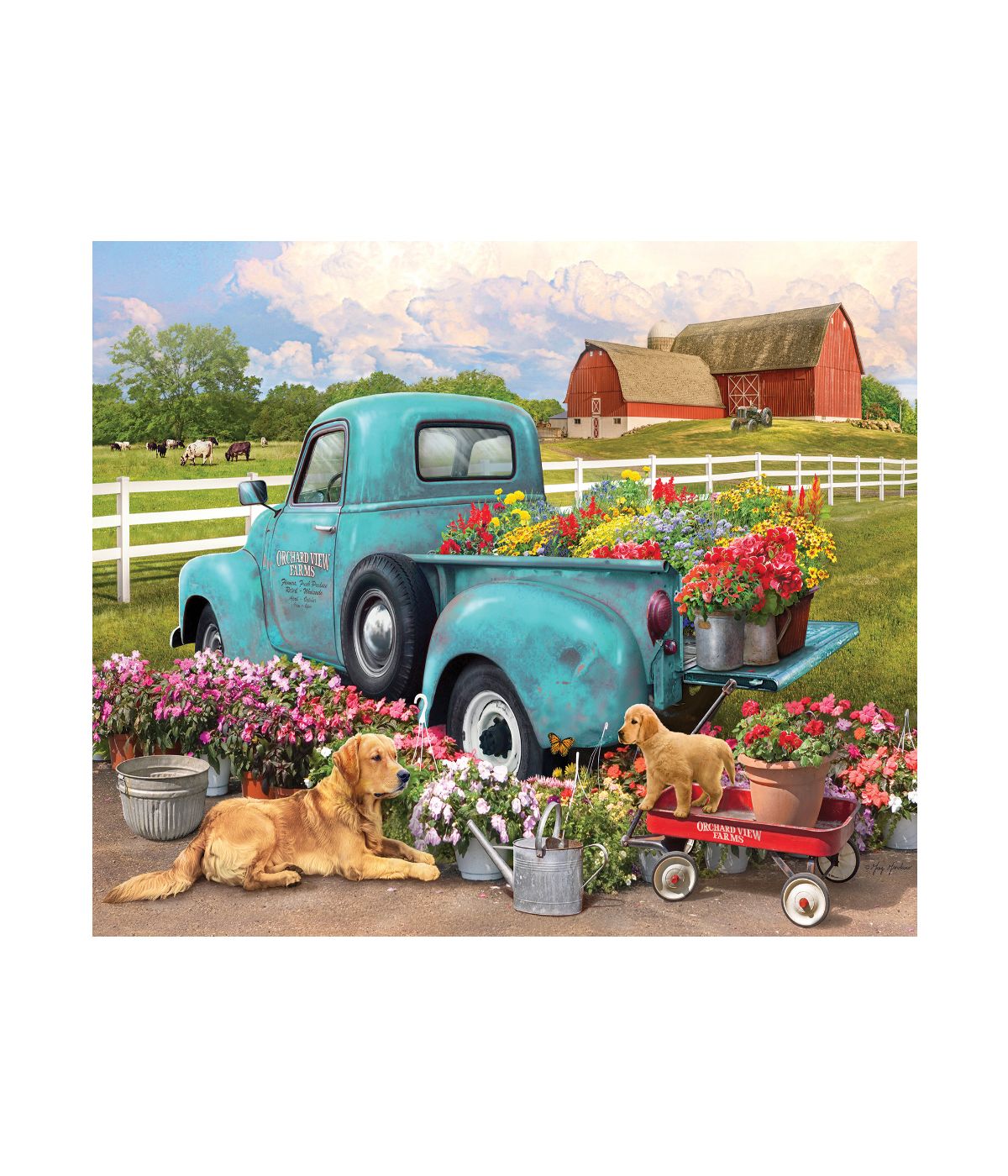  Greg Giordano - Flower Truck Puzzle: 1000 Pcs Multi - Multi - Bonton