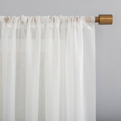 Moulton Voile Sheer Rod Pocket Curtain Panel