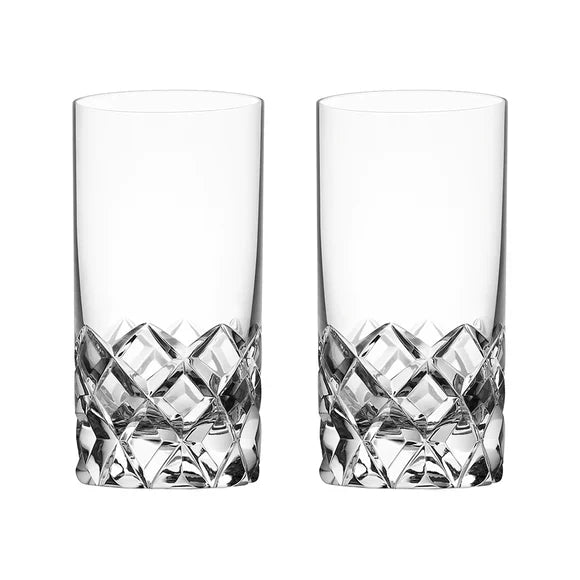  Orrefors Sofiero Highball Glass Pair - Clear - Bonton