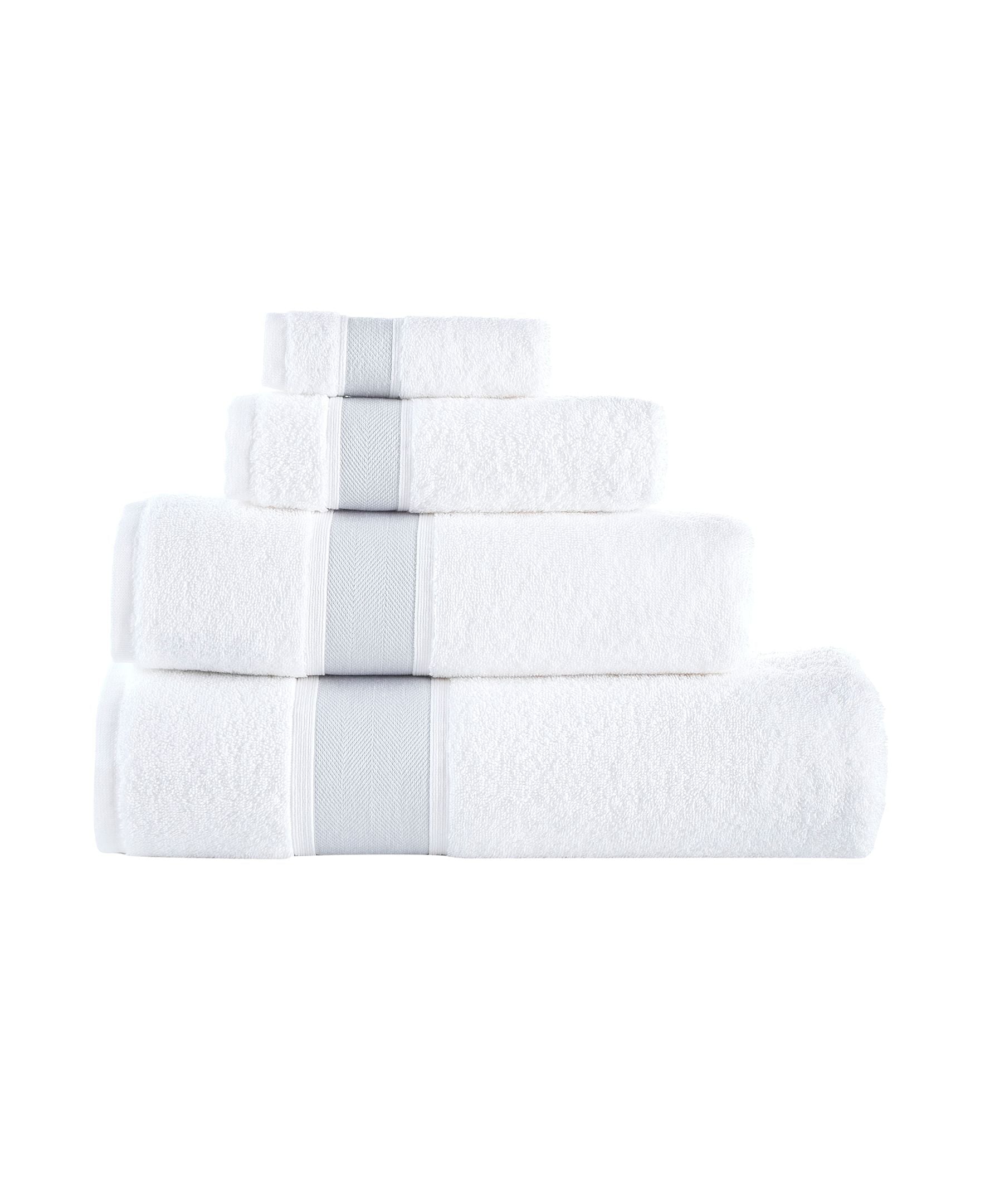  Brooks Brothers Ottoman Rolls 6 Piece Towel Set - Navy - Bonton