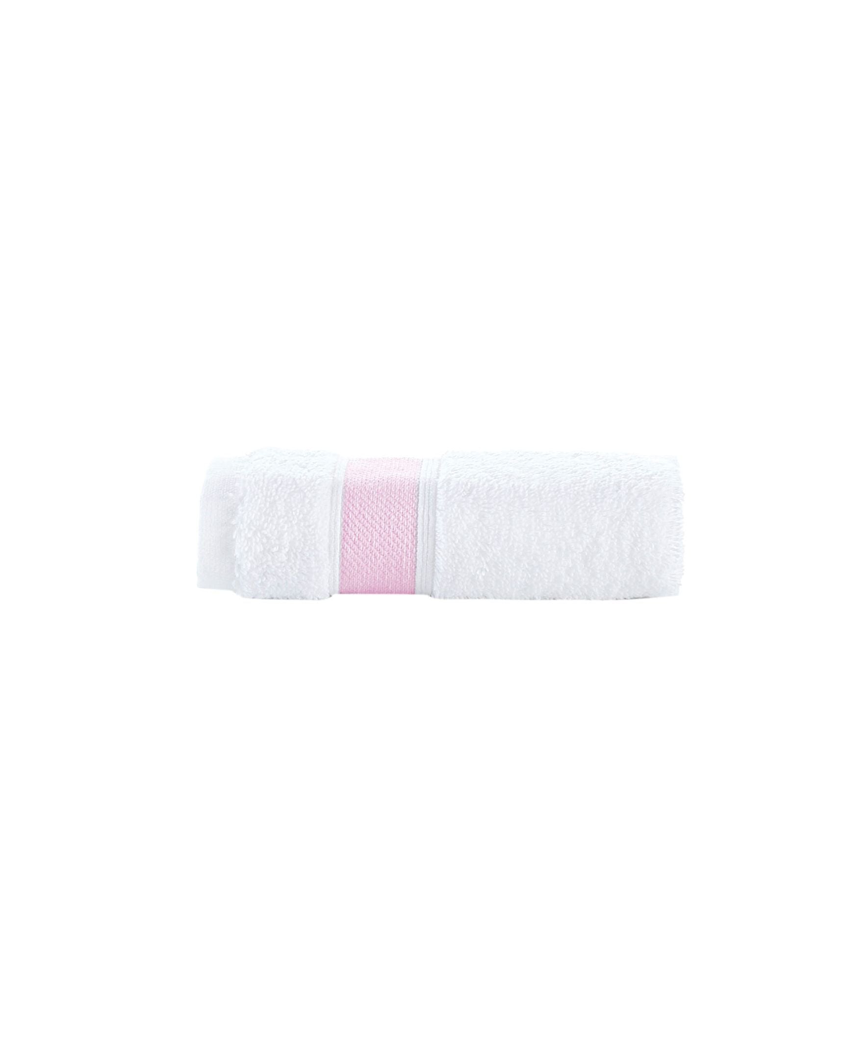  Brooks Brothers Ottoman Rolls Wash Towel - Pink - Bonton